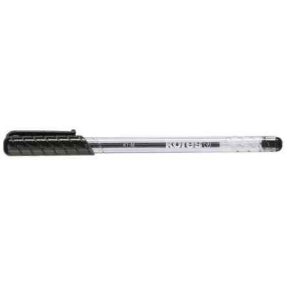 Stylo Bille K-PEN K1 Triangulaire Pointe Moyenne Noir - Kores