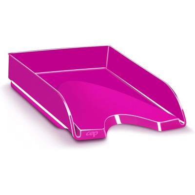 Corbeille à courrier Pro Gloss Rose pour format A4 à l'unité