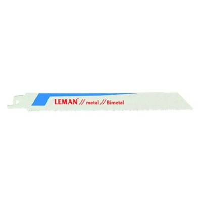 Lame de scie sabre bi-métal alu/métal ép.0,9mm 210mm - lot de 5 pièces - Gedimat - LEMAN