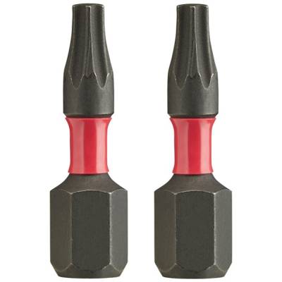 Embout TX15 SHW 25 mm MILWAUKEE - Lot de 2 - 4932430872