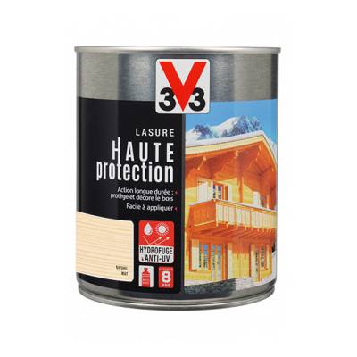 Lasure haute protection satin chêne clair - Gedimat