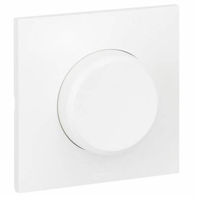 Interrupteur variateur à bouton NEPTUNE blanc 300W - Gedimat - LEGRAND