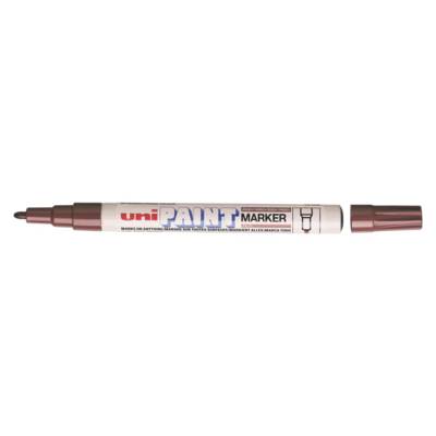 Marqueur PAINT Marker PX21 pointe conique fine 0,8 - 1,2mm Marron - UNI-BALL