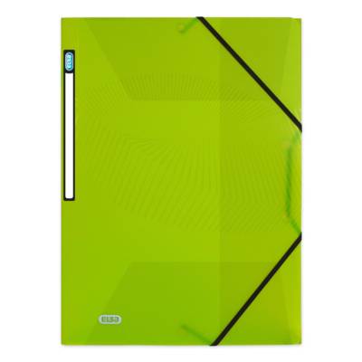 Chemise élastique OSMOSE  A4 PP VERT ANIS