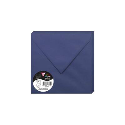 Paquet de 20 Enveloppe 120g 165x165 bleu nuit