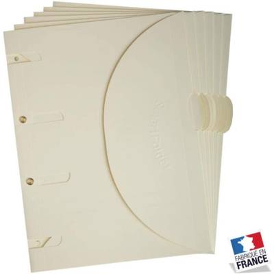 Pack 6 chemises Coloris Naturel - Smartfolder