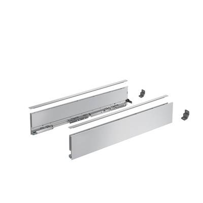 Profilé latéral de tiroir AvanTech YOU, H101mm x L350 mm, argent, gauche et droite - HETTICH - 9353337 - HETTICH FRANCE