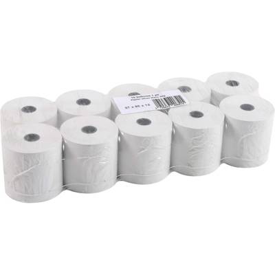 Lot de 10 Bobines Papier 1 Pli Offset 60g 57x60x12 x 33 m - EXACOMPTA