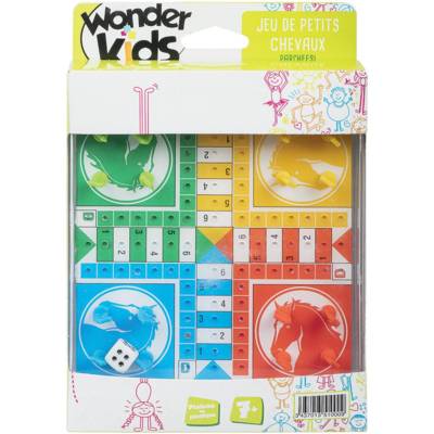 Jeu de voyage de petits chevaux 13,5 x 17,5 cm