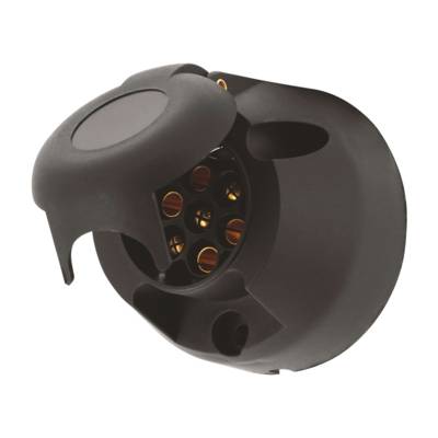 Prise plastique femelle 7 plots 12V - AUTOBEST - 240411