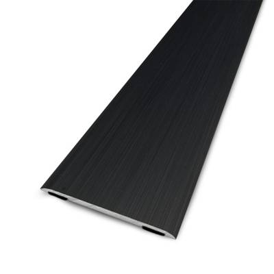 Seuil extra-plat PRESTO PREMIUM adhésivé Butyle alu anodisé noir - 40mm x 0,93m - Gedimat - DINAC