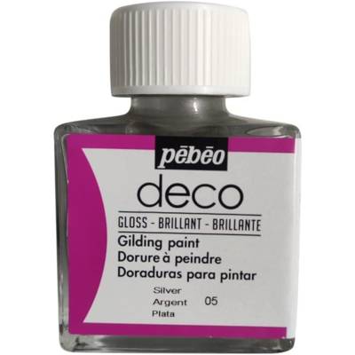 Dorure à peindre 75 ml - Argent - PÉBÉO