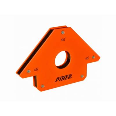 Equerre magnétique PIHER de 45° et 90° - 11 cm x 11 cm - 29004 - Maxoutil
