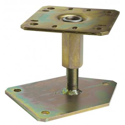Pied de poteau réglable pour angle de dalle béton - Gedimat