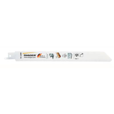 Lame de scie sabre bi-métal flex spéciale tôles et tuyaux 2-3,5mm 200mm - pack de 5 pièces - Gedimat - DIAGER