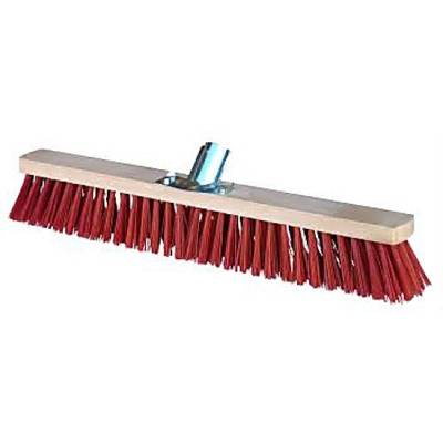 Balai cantonnier 80 cm PVC rouge MERCIER - 84081 - MERCIER OUTILS ET MANCHES