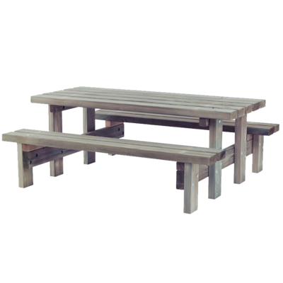 Table d'extérieur adulte de pique nique 4 places Champêtre
