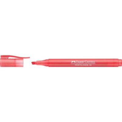Surligneur TEXTLINER 38 Pointe Biseautée 1 - 4 mm Rouge