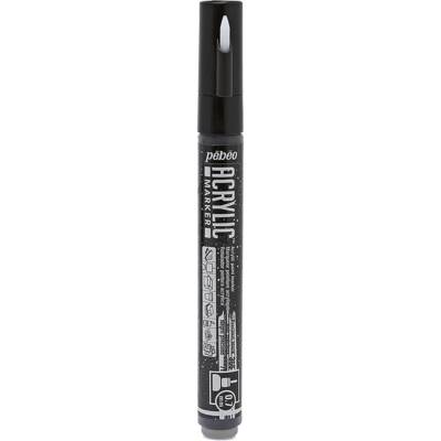 Marqueur acrylique Pointe ronde 0,7mm Noir précieux - PÉBÉO