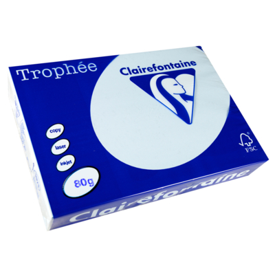 Ramette 500 Feuilles Papier 80g A4 210x297 mm Certifié FSC  Bleu