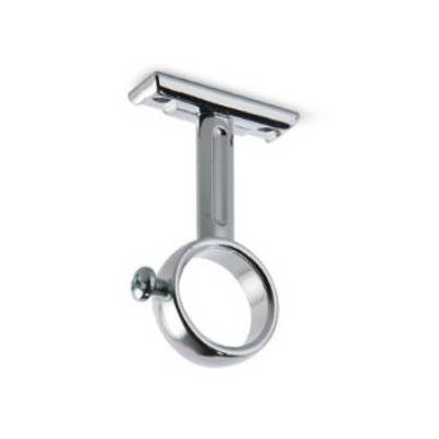 Support tube chromé Ø 25 mm MANART avec vis - M795CR+V - Maxoutil