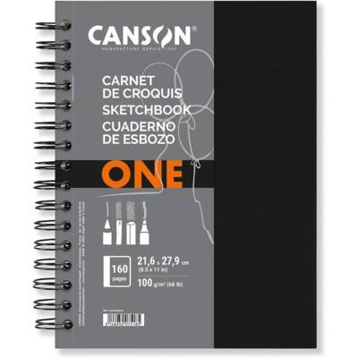 Carnet esquisse ARTBOOK ONE A4 80 feuilles 100g Noir