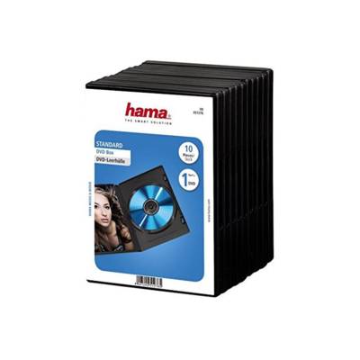 Pack de 10 Boitier pour DVD Noirs