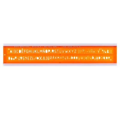 Trace Lettres ISO3098/1 n°8 Matière Biosourcée Orange - MINERVA