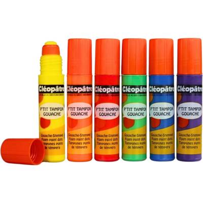 Lot de 6 P'tits Tampons Gouache 50ml - CLEOPATRE