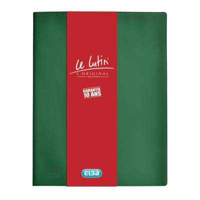 Protège-documents "Le Lutin Original" PVC 30 Pochettes 60 Vues Vert - OXFORD
