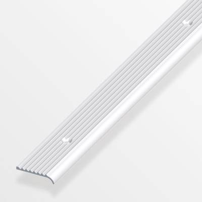Profilé arrondi rainuré percé couleur argent ép.6m larg.25mm long.1,00m - Gedimat - ALFER ALUMINIUM