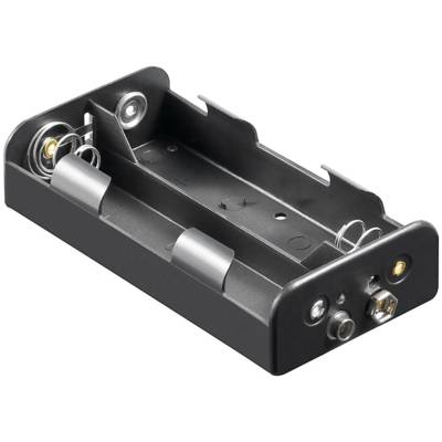 4x C (Baby) porte-piles Bouton-poussoir
