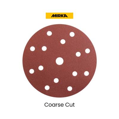 Disque abrasif Coarse Cut ø150mm  15 trous grain 100 - MIRKA - Bte 50 - 4061105010 - Maxoutil