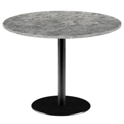 Table pied noir Ø120cm nabu - intérieur - RestooTab