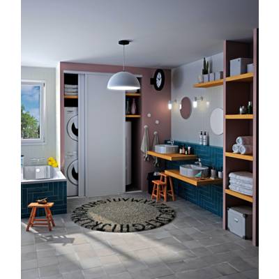 Carrelage pour mur intérieur SLASH Rouge 7,5x30cm - Gedimat - IMOLA