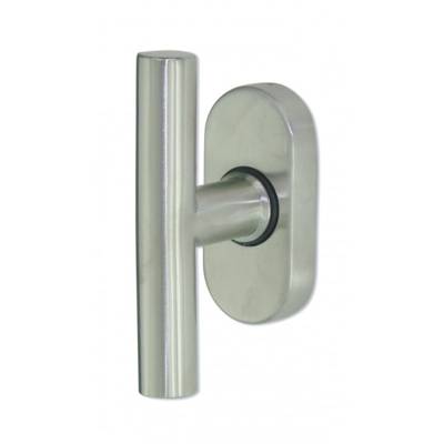 Bouton de fenêtre rond inox mat - Gedimat - DT 2000