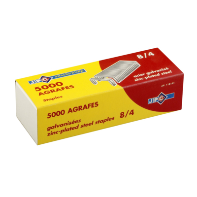 Boite de 5000 agrafes 8/4 galvanisées - WONDAY
