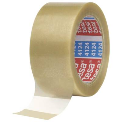 Ruban Adhésif d'Emballage 4124 PVC Supérieur 50mm x 66m Transparent - TESA