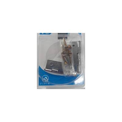 Charnière porte rectangulaire acier zingué 50 x 30 mm - Gedimat - NORAIL