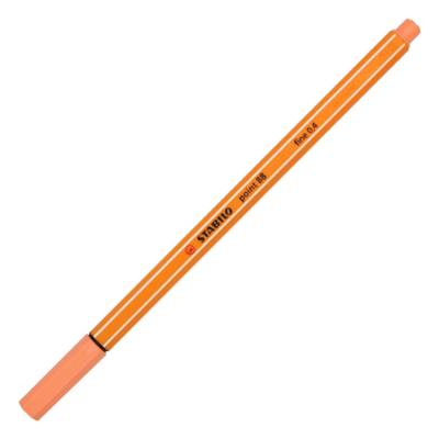 Stylo-Feutre POINT 88 Pointe Fine 0,4 mm Abricot - STABILO