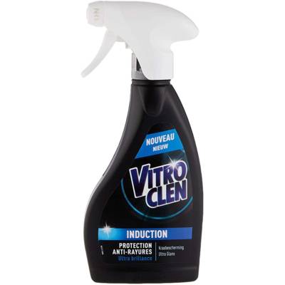 Spray Nettoyant 250ml Plaque Induction Protection Anti-Rayures et Ultra Brillance
