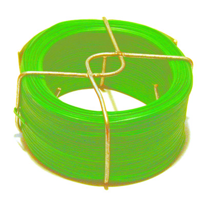 Lien métallique FILPACK plastifié vert - 40m - Gedimat - CHAPUIS