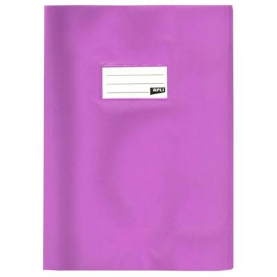 Protège-cahier PVC 19/100ème 24 x 32 cm Opaque Violet - APLI-AGIPA