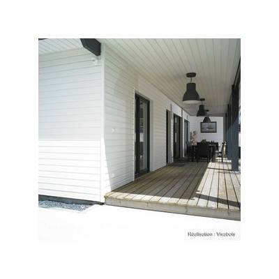 Peinture pour bardage NELIO blanc pur RAL 9010 - Gedimat - FP BOIS