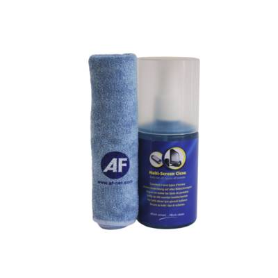 Kit de nettoyage pour écrans fragiles 200ml + microfibre - AF