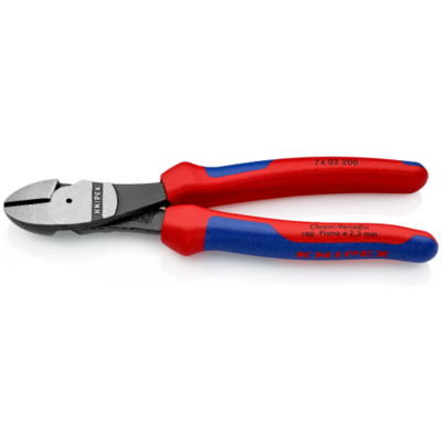 Pince coupante de côté KNIPEX à forte démultiplication - 200 mm - 74 02 200