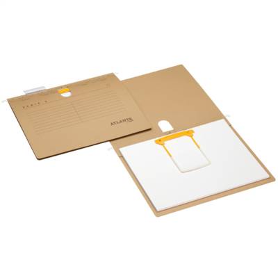 Dossier suspendu A4 avec JalemaClip marron kraft: Serie E - 5 pcs.