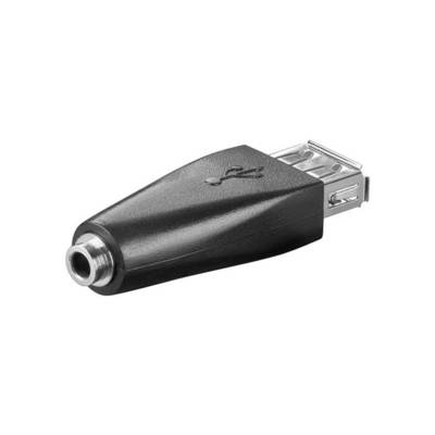 Adaptateur pour la charge d' iPod Shuffle USB 2.0 - Jack 3,5 mm - Noir
