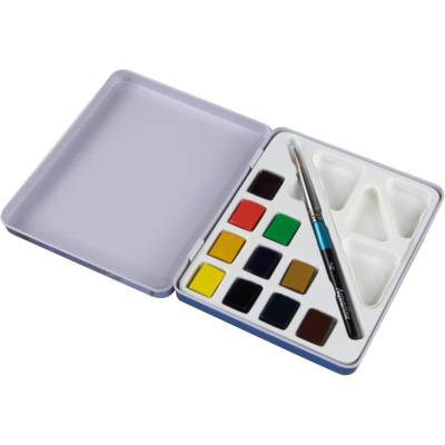 Mini boîte aquarelle de voyage - 10 couleurs