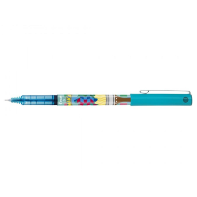 Roller Hi-TecPoint V5 Encre liquide Pte Fine MIKA EDITION LIMITEE Turquoise